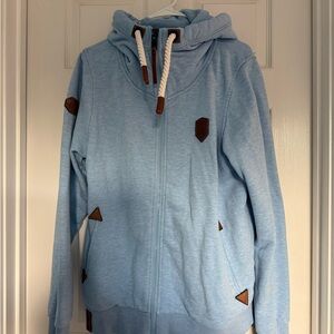 Naketano Light Blue Hoodie jacket
